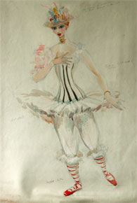 Joan Hargreaves Ballet Costume Copyright Malvern Hostick All rights reserved