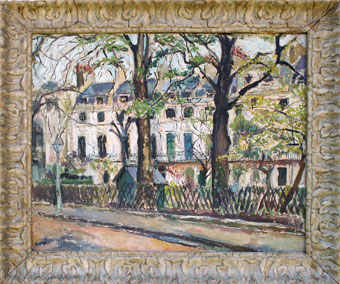 Joan Hargreaves View of square - framed Copyright © Malvern Hostick All rights reserved
