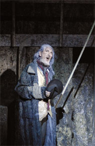 Harlow Playhouse. Oliver Design - Malvern Hostick Copyright ©. Performance. Tucker Stevens as Fagin. 